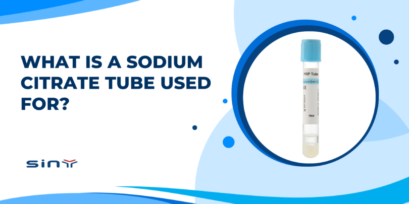 What is a sodium citrate tube used for​?